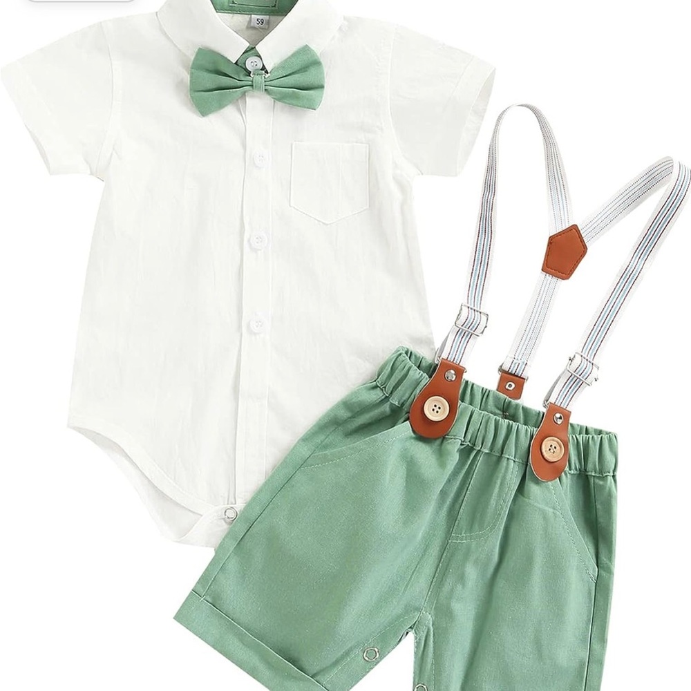 Sage boys formal attire